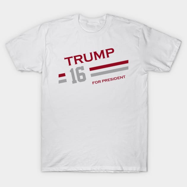 Donald Trump 2016 T-Shirt by ESDesign